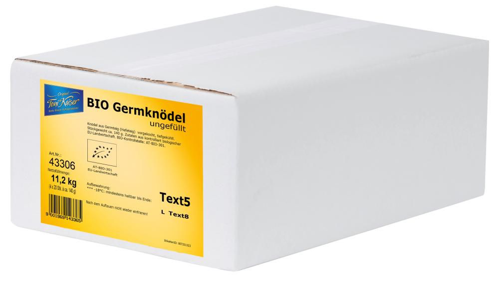 43306 Bio Germknödel ungefüllt